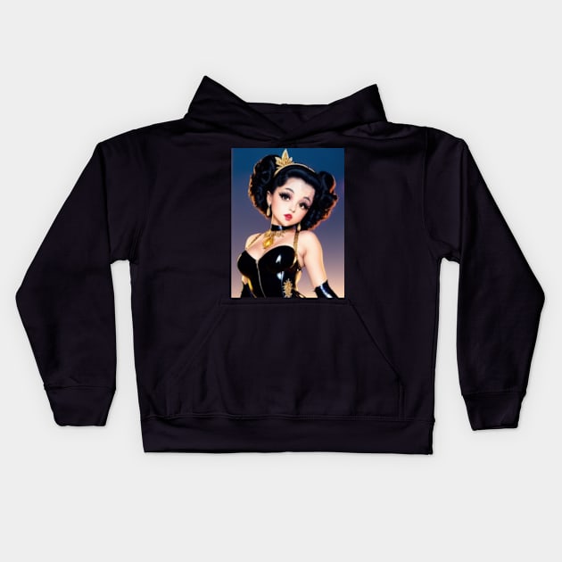 Betty Boop in Chicago Kids Hoodie by Aces of Paint